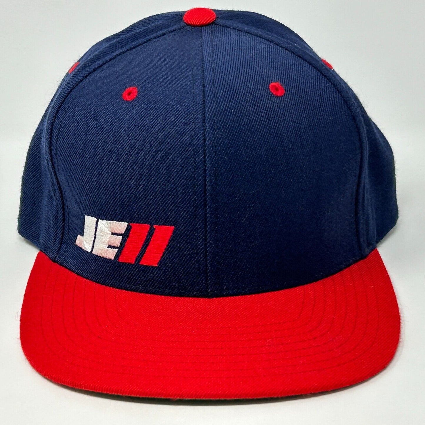 JE11 Julian Edelman Hat Blue New England Patriots 6 Panel Snapback Baseball Cap