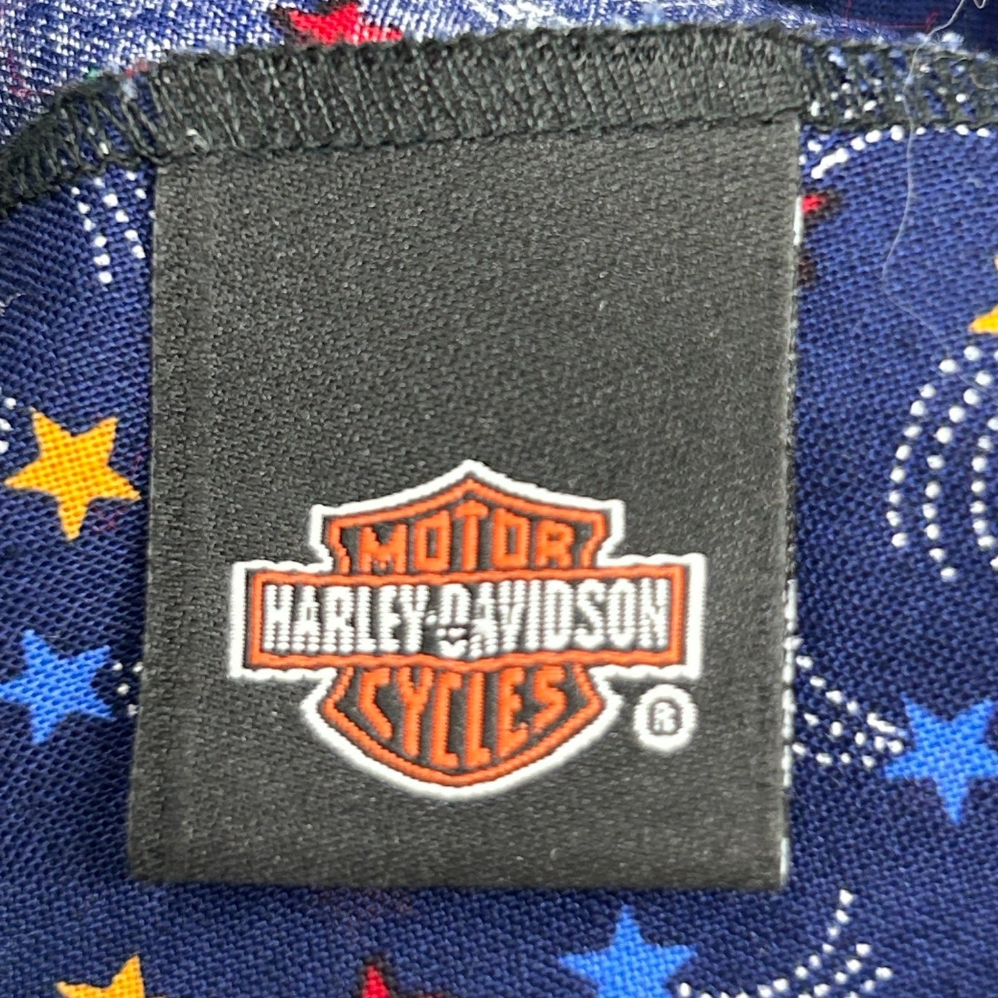Harley Davidson Skull Cap Head Scarf Bandana Do Rag Durag HD Shooting Stars Blue