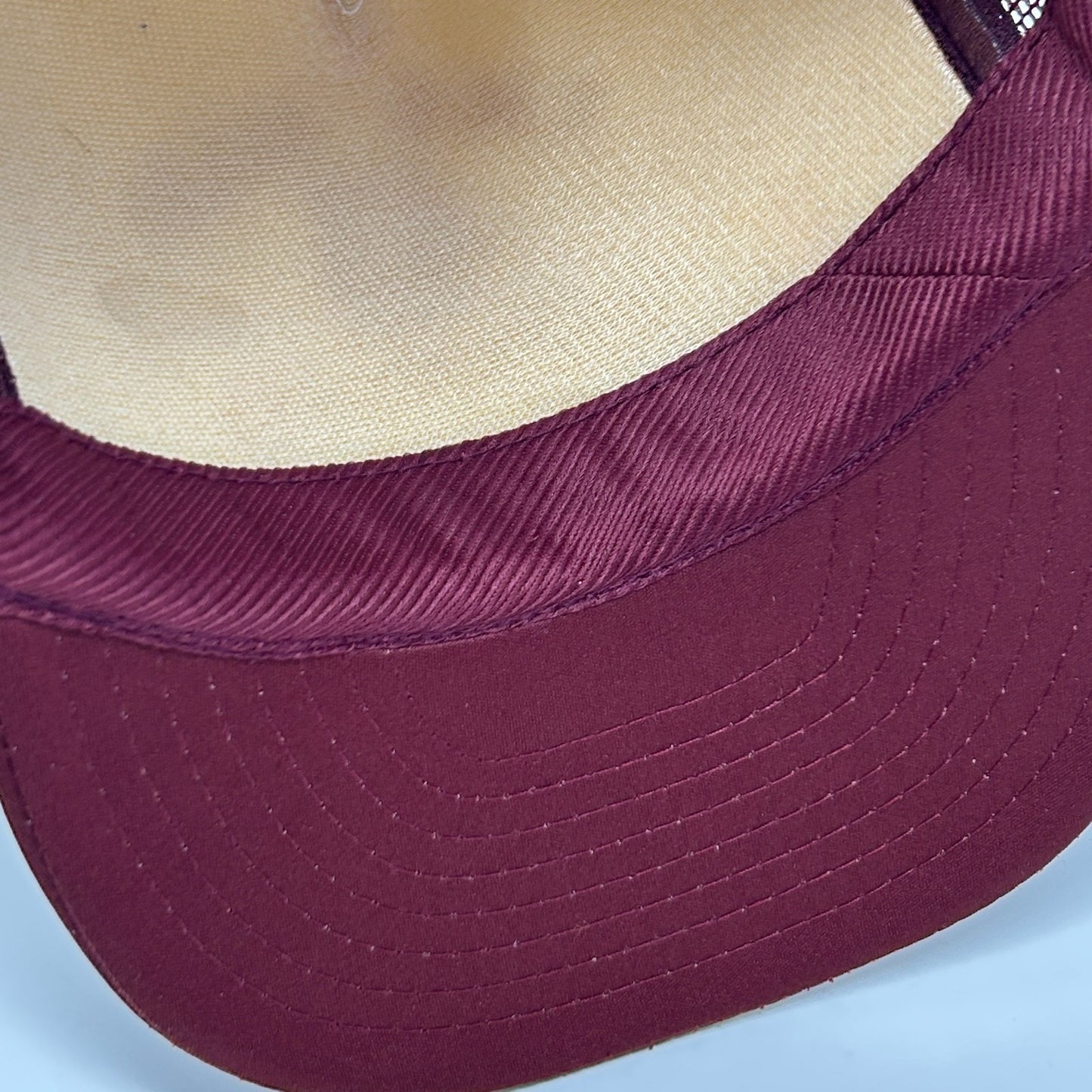 Vintage 80s SMS Bears Trucker Hat Baseball Cap Missouri State MSU Snapback Red - Neon Vintage