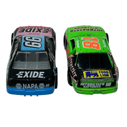 Lote de 2 campeones de carreras NASCAR coleccionables Diecast Race Cars Vintage 90s