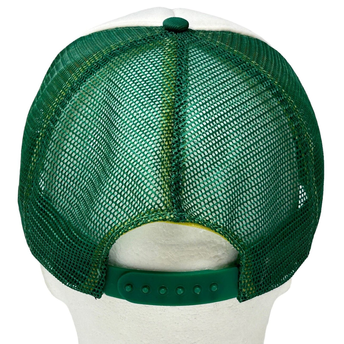 Harbor Company Inc Trucker Hat Vintage 80s Green Mesh Snapback Baseball Cap