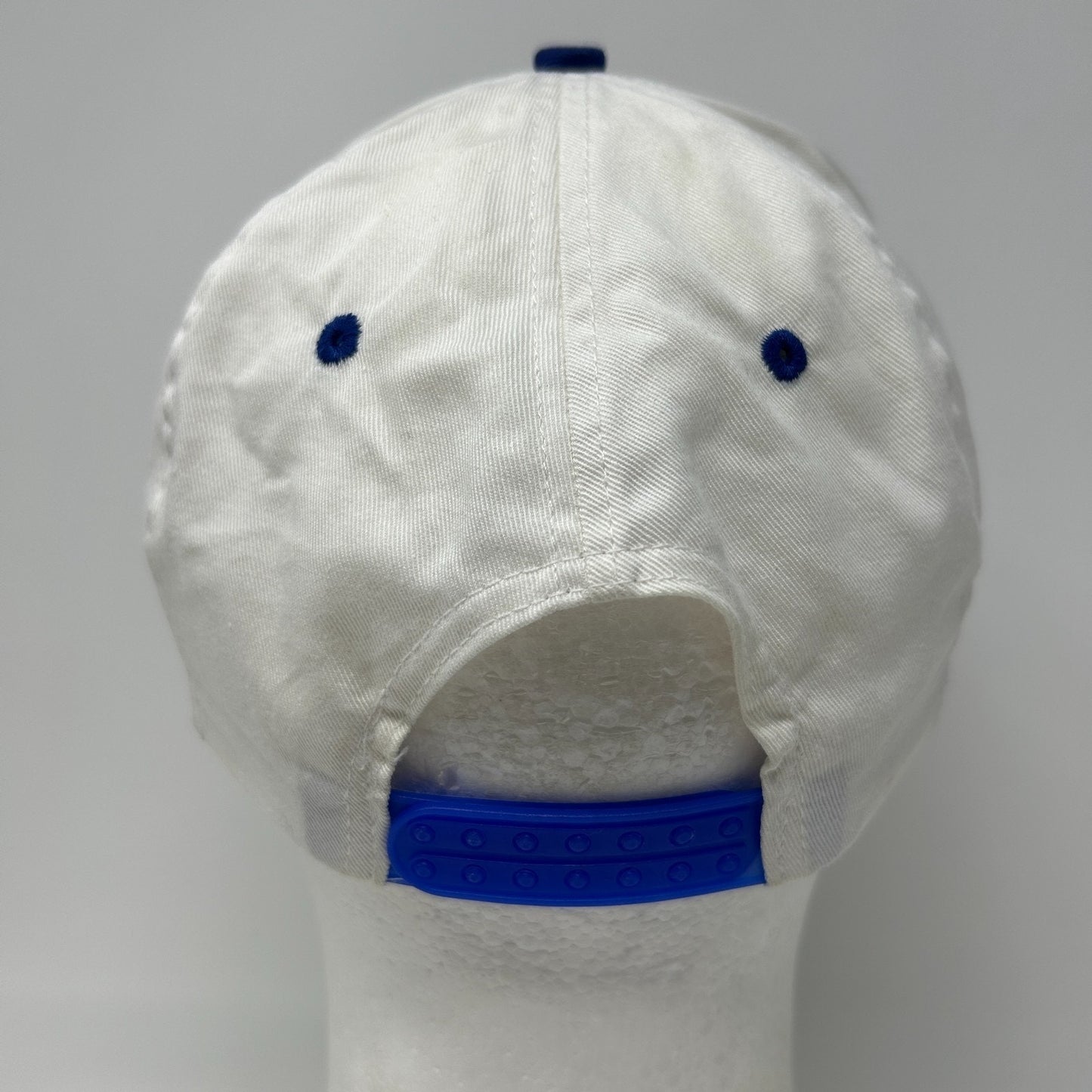 Vintage 90s American Mobile Concrete Hat Baseball Cap 5 Panel Snapback White