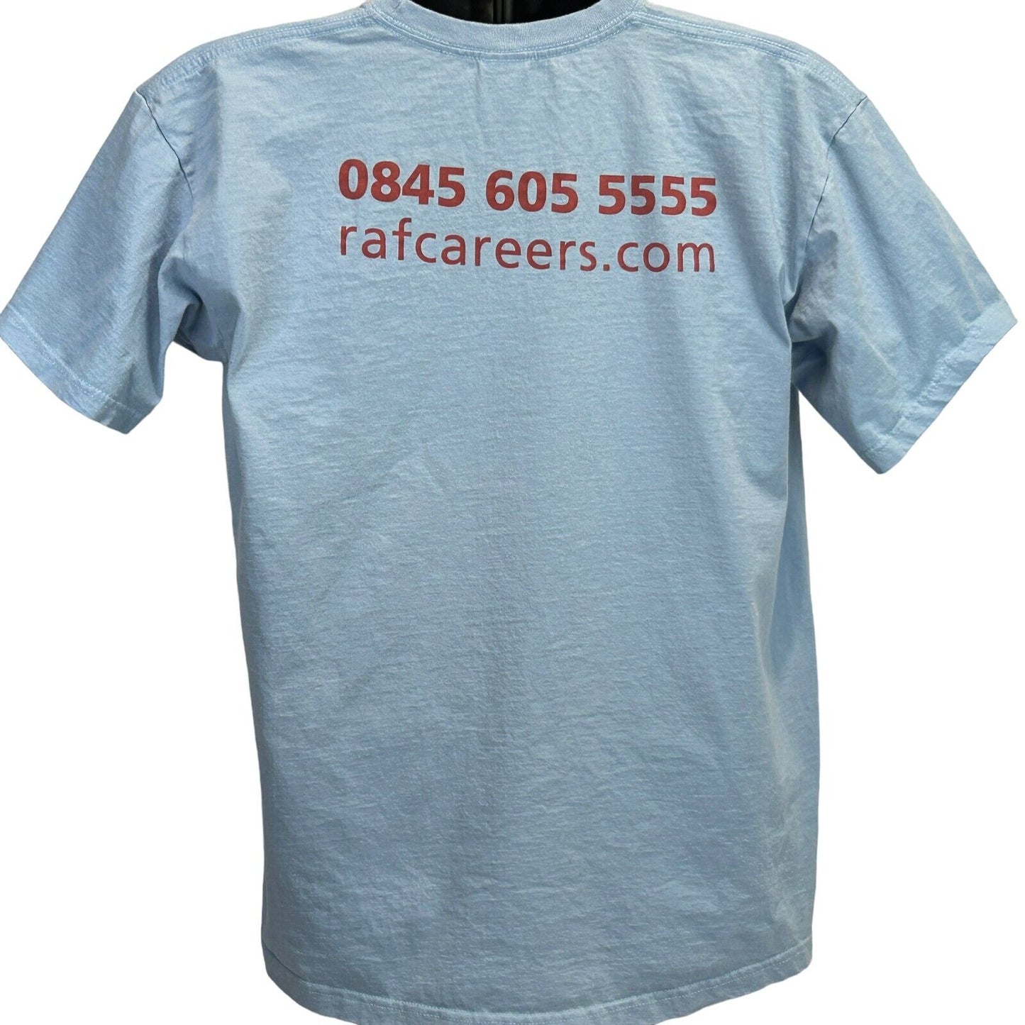 Royal Air Force RAF T Shirt United Kingdom Military Blue Graphic Tee Large