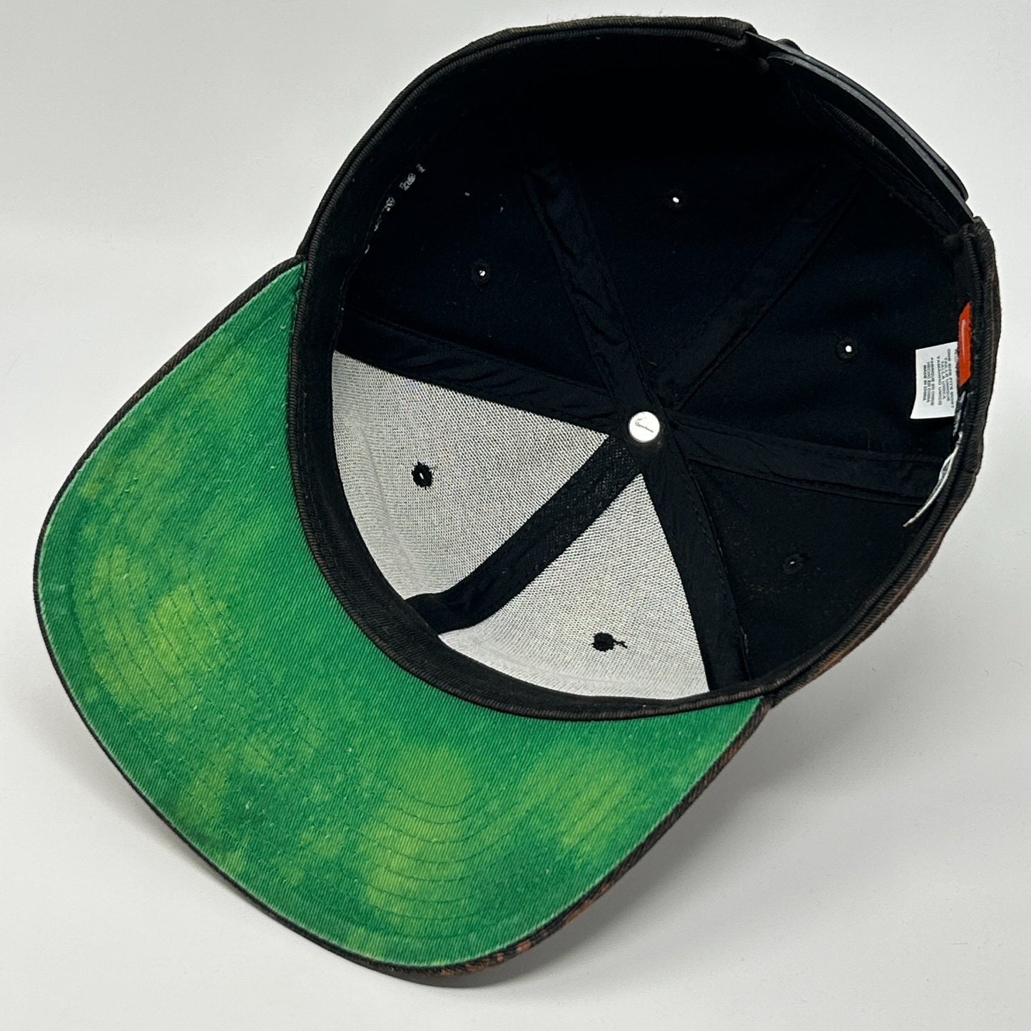 Nike San Francisco SF Giants Hat Baseball Cap Script Spellout Snapback MLB Black