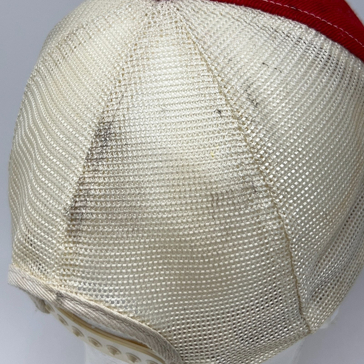Vintage Hydrotex Lubricants Red Mesh Trucker Hat Baseball Cap Snapback Patch USA