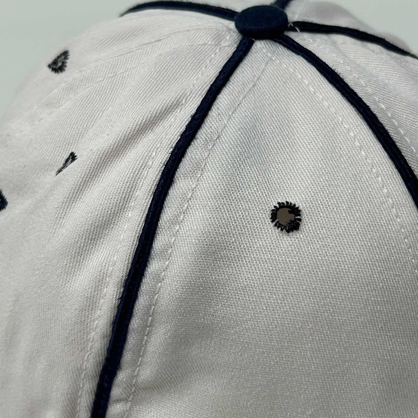 Vintage 80s Club Sportswear Hat Baseball Cap 6 Panel Made In USA Snapback White