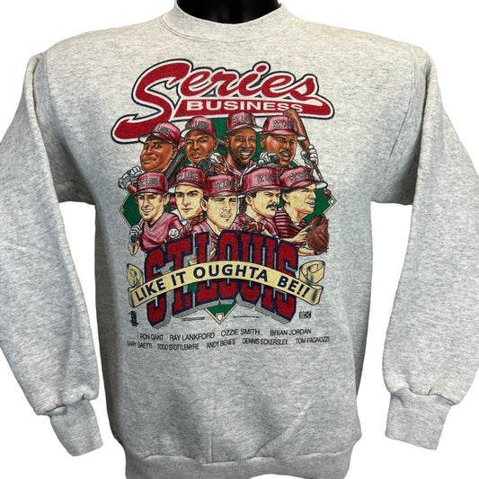 St Louis Cardinals Vintage 90s Youth Sweatshirt MLB Baseball Kids Large 14-16