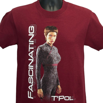Star Trek Enterprise T'Pol Vintage Y2Ks T Shirt Fascinating Experience Small New