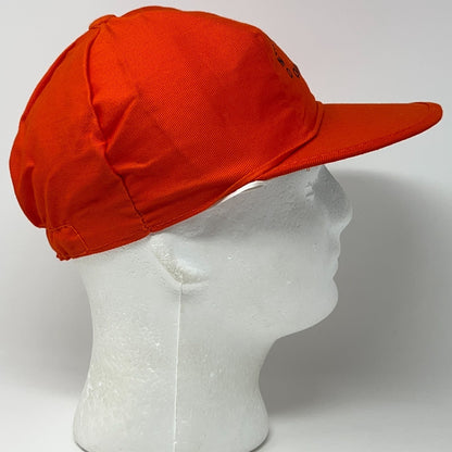 Vintage 70s Pick Hobson Reno Sparks Hat Baseball Cap Nevada Casinos Orange M-L