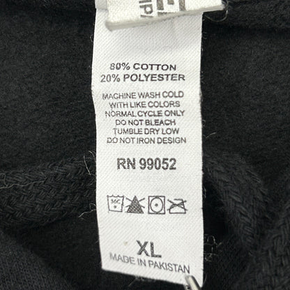 BMC Motorcycle Co Hoodie Hooded Sweatshirt Biker Black Mens XL X-Large