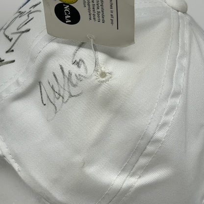 Vintage NFL Logo 1993 Dallas Cowboys Signed Hat Cap White Sports Specialties