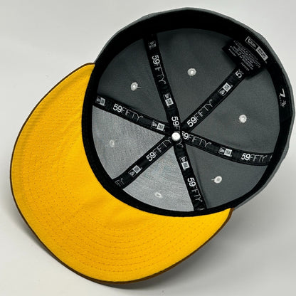 Feature Hat Baseball Cap Spellout New Era 59Fifty Streetwear Gray Fitted 7 3/8