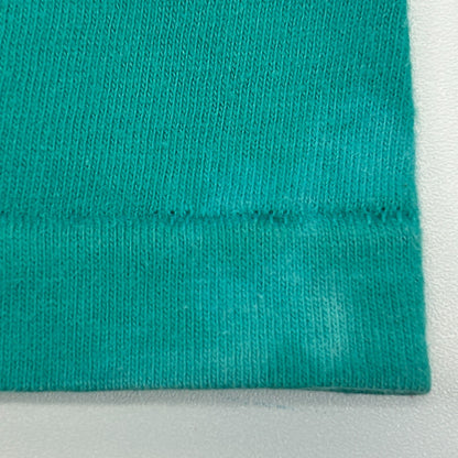 Vintage 80s Horse Equestrian T Shirt Dressage Made In USA Tie Dye Green S Small