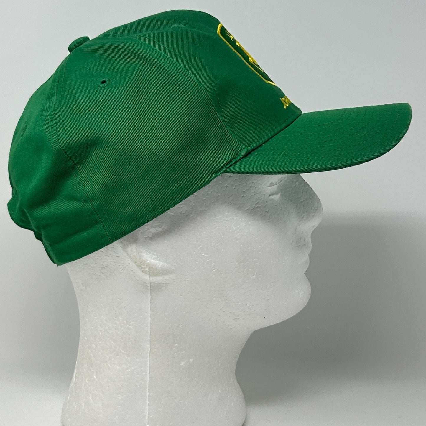 John Deere Hat Baseball Cap Green Farmer Farming Tractor Logo 6 Panel Snapback