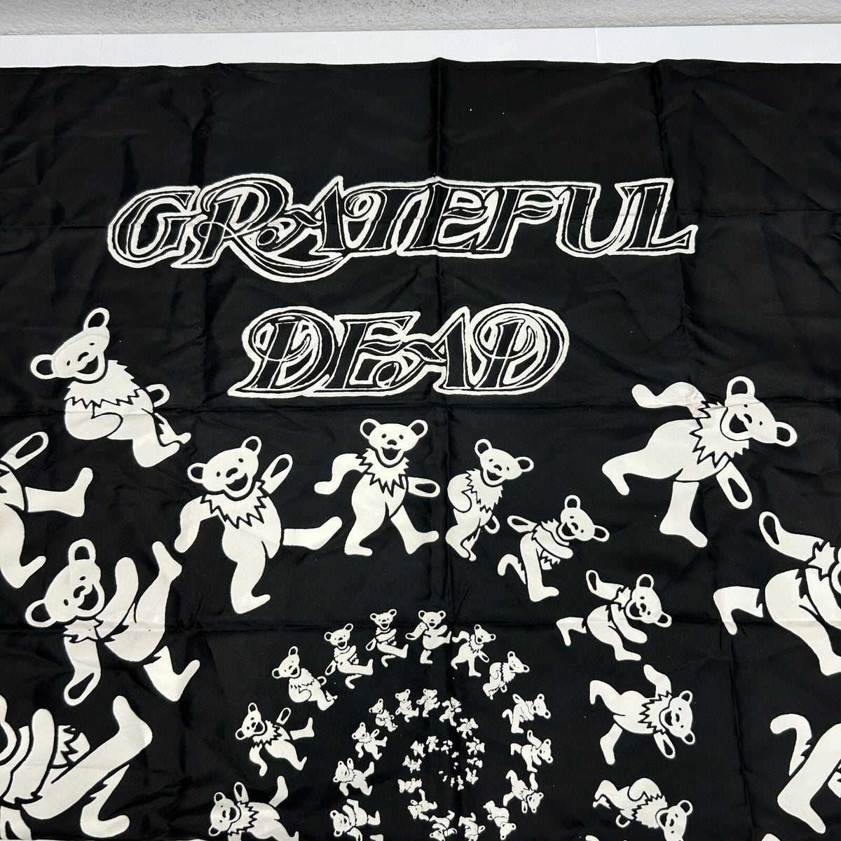 Vintage 90s 1991 Grateful Dead Dancing Bears Tapestry Wall Hanging Jerry Garcia