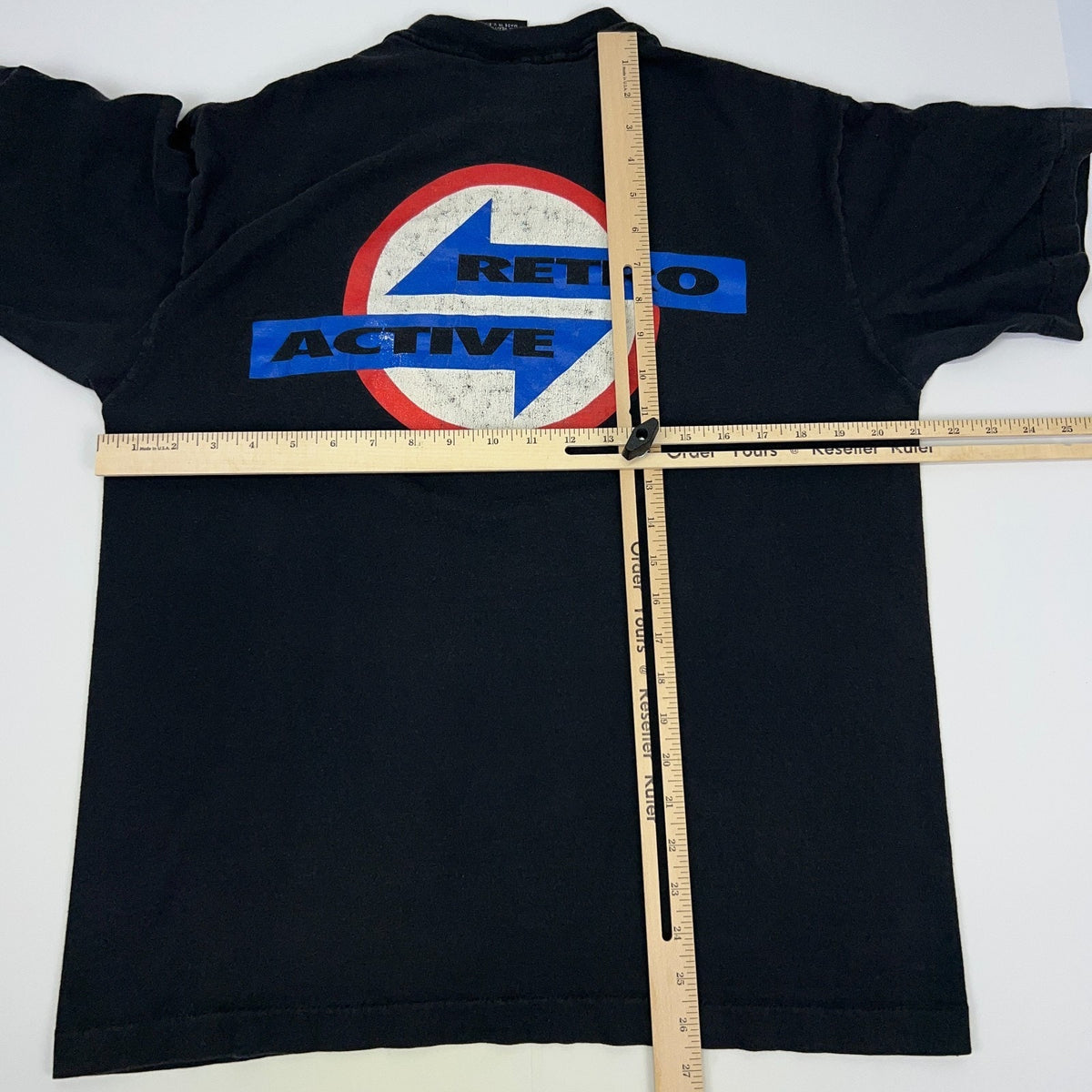 Vintage 90s Def Leppard Retro Active 1993 Skull Band Tee Single Stitch L Large