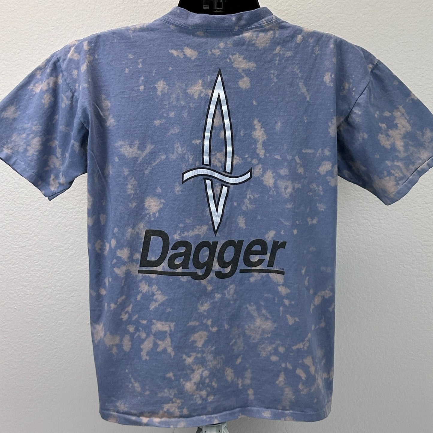 Vintage 90s Dagger Kayaks T Shirt Kayaker Kayaking Blue Graphic Tee L Large