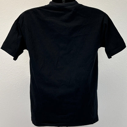 Oneita Vintage T-Shirt Black Back View Chicago T Shirt