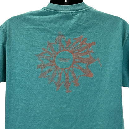 Hanes Circle of Life Escalante USAS T-Shirt in teal, featuring a unique circular graphic on the back