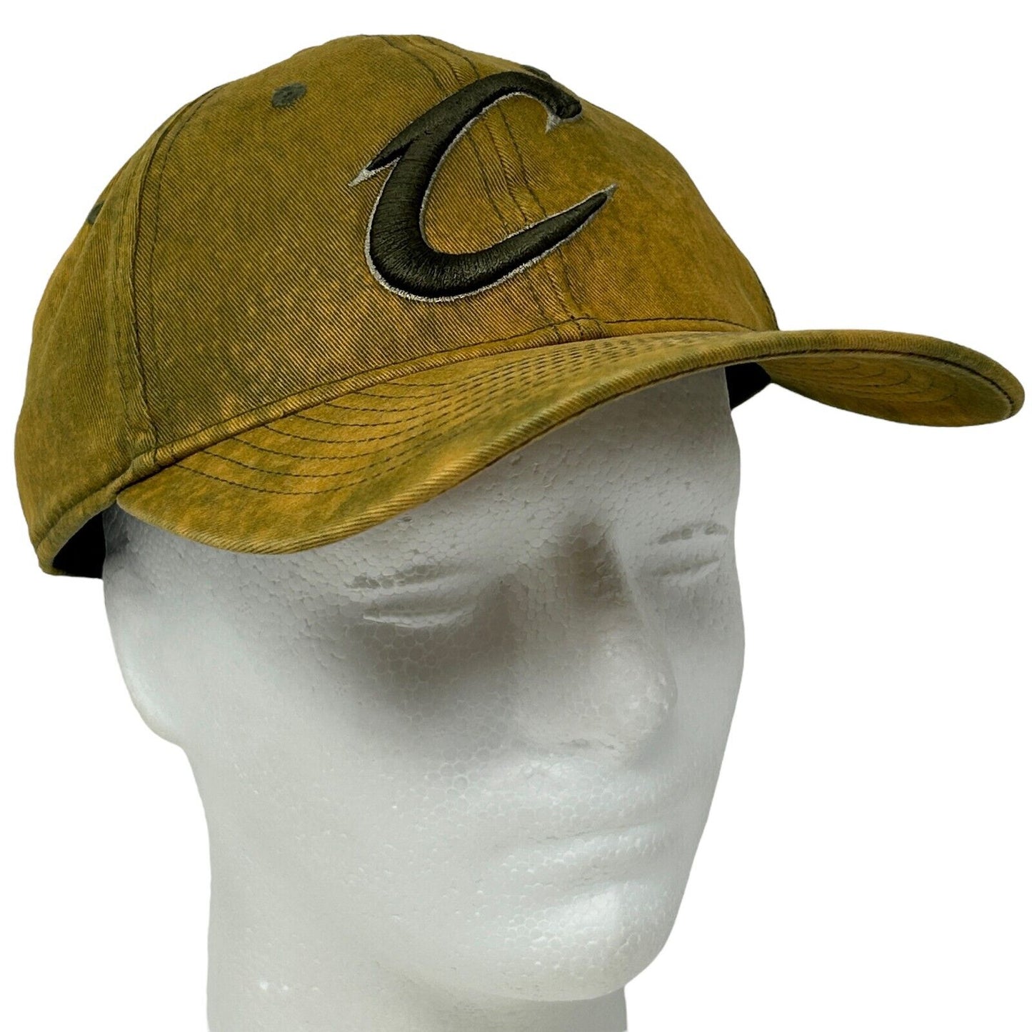 Brown New Era Cleveland Cavaliers Hat with embroidered logo on the front and adjustable fit