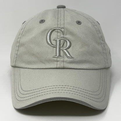 New Era Colorado Rockies Gray Baseball Cap with Classic Logo Embroidery