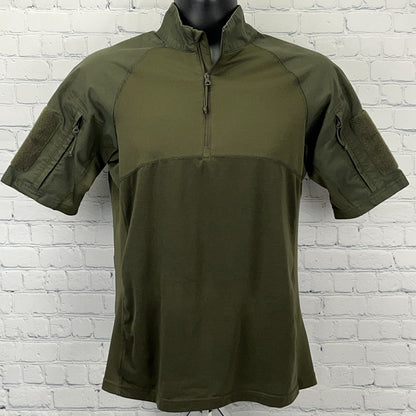 Condor Combat Tactical Shirt in Olive Drab with Short Sleeves and Front Zipper Detail