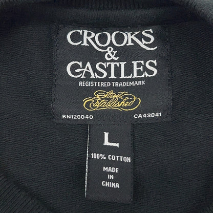 Crooks & Castles 2000s Sweatshirt Black L Front