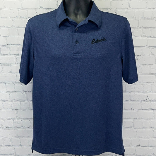Charles River Apparel navy polo shirt with Culver's logo and a classic fit