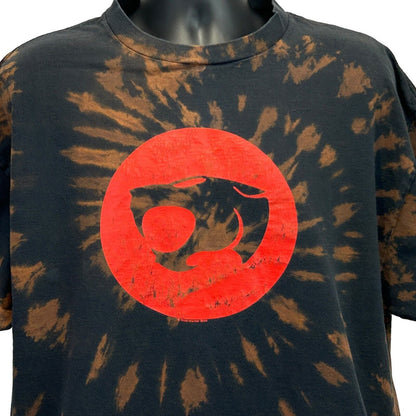 Camiseta vintage con logotipo de Thundercats, talla 2XL, con estampado de dibujos animados de los años 90, para hombre, color negro