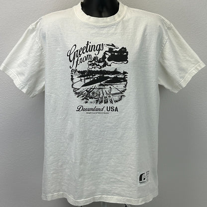 Feature x Saucony Greetings From Dreamland USA T Shirt UFO White Tee XL X-Large