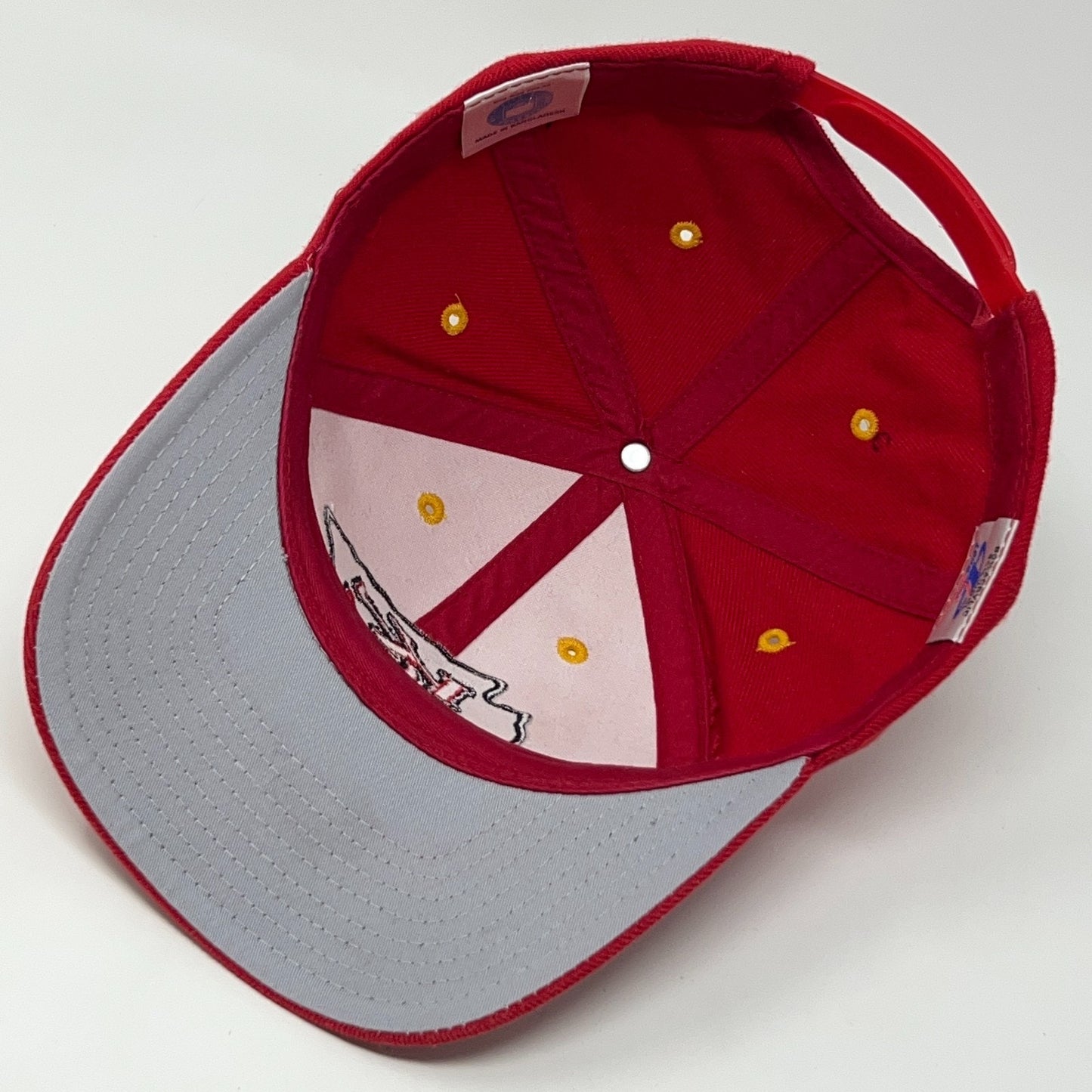 Vintage 90s Kansas City Chiefs Hat Baseball Cap NFL Wool Blend Snapback Red