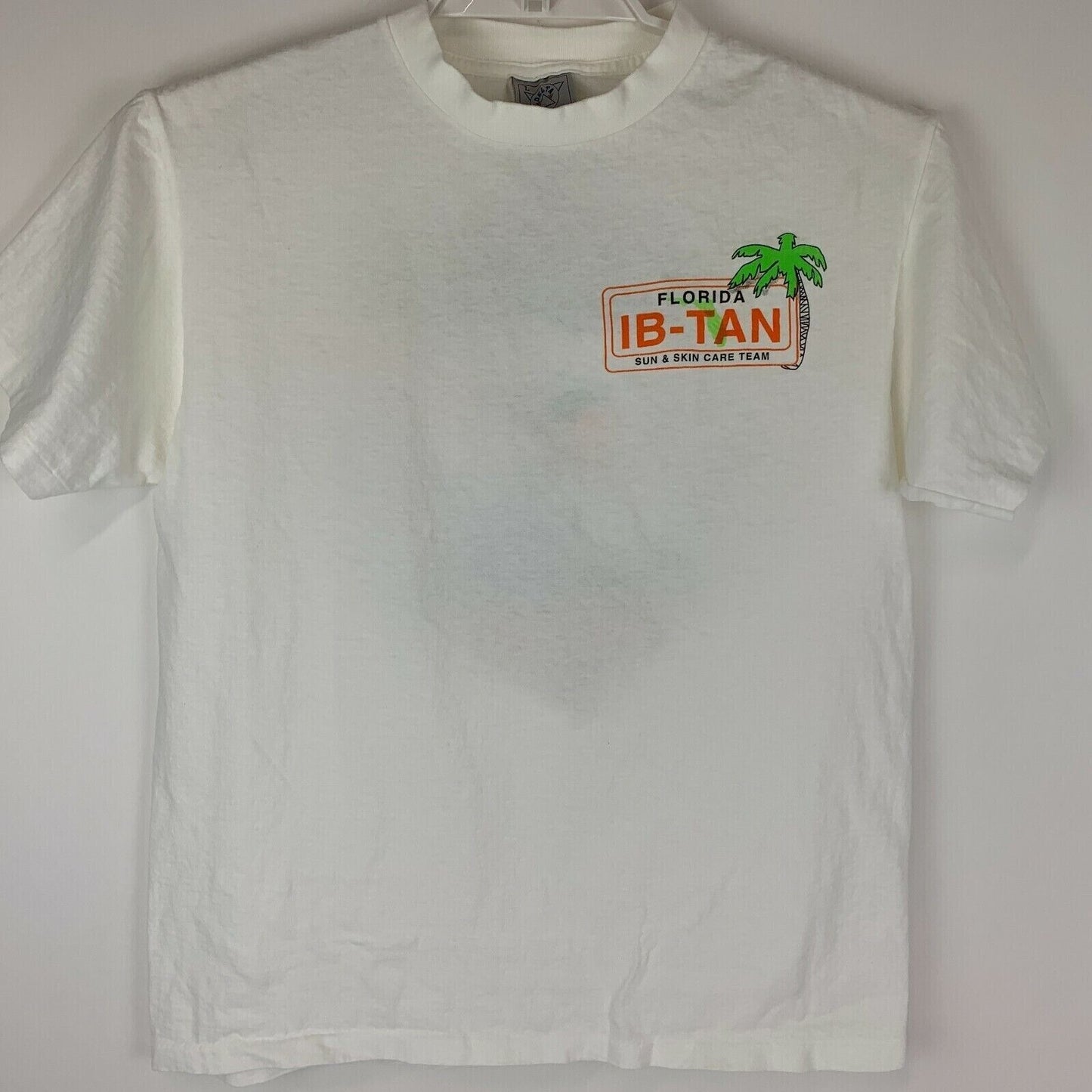 Camiseta vintage Banana Boat Surfing Team, años 90, grande, para hombre, color blanco, para surfistas de Florida, EE. UU.