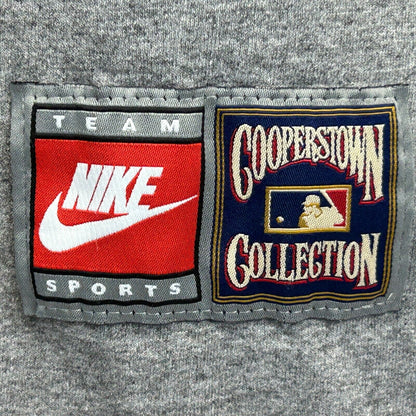 芝加哥小熊队 Nike 复古 90 年代 T 恤 中号 MLB 棒球 美国制造 男式 灰色