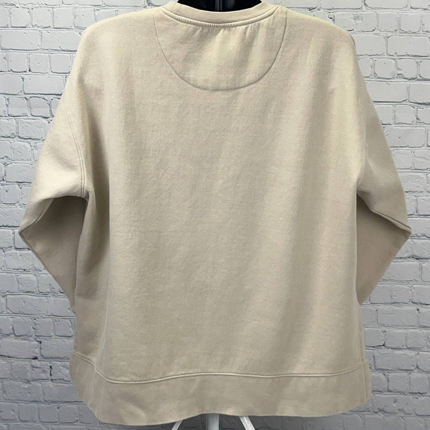 Bass Pro Shops Sweatshirt XXL 2XL Beige Crew Neck Cotton Blend Outdoor Logo