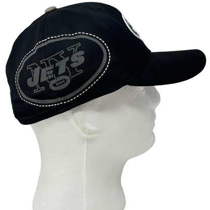 New York NY Jets Hat Black NFL On Field Reebok Baseball Cap Flex Fitted L/XL