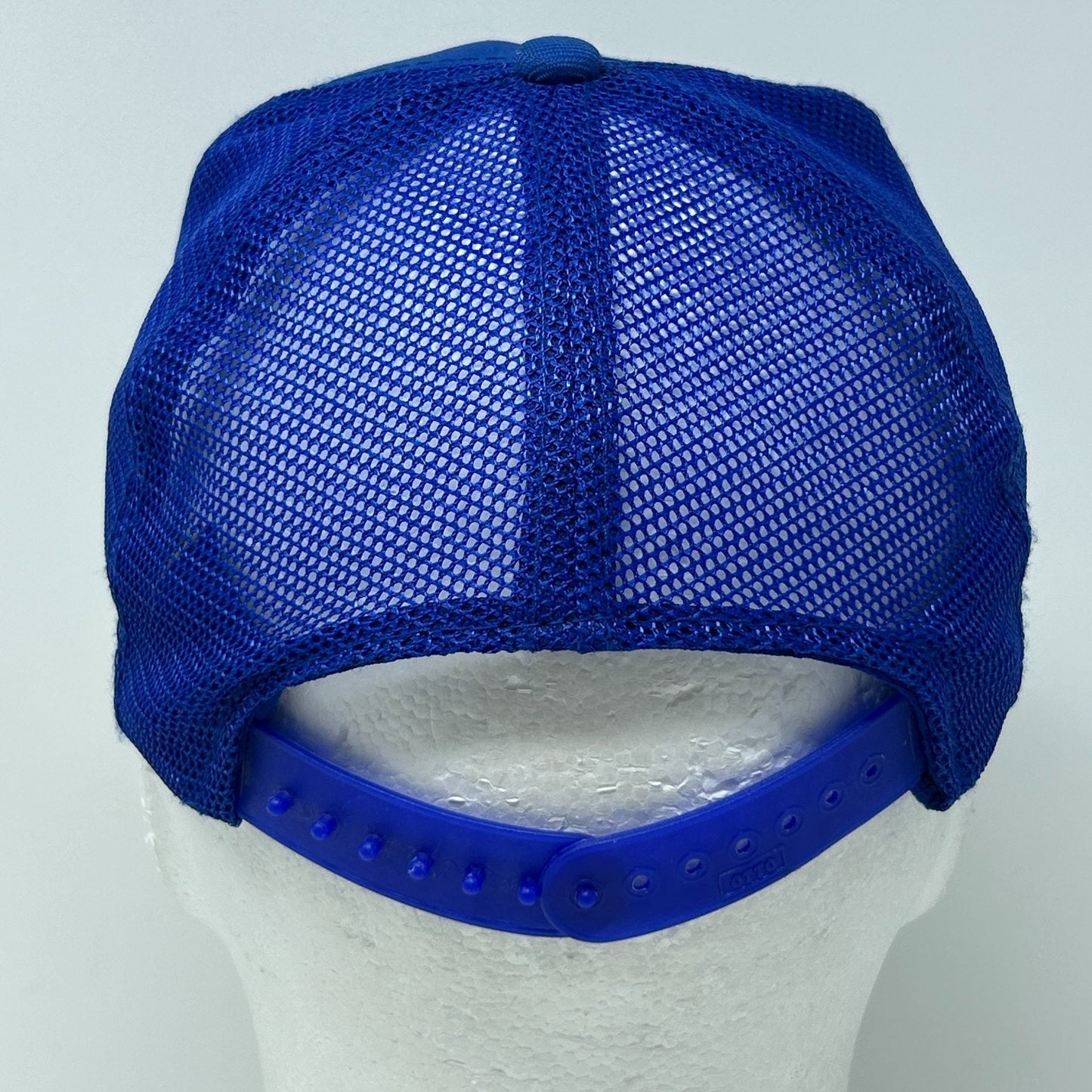 Vintage 80s Milwaukee Brewers Youth Trucker Hat Baseball Cap MLB Snapback Blue