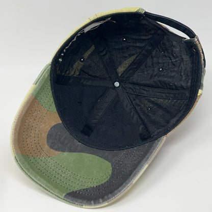 BKYS Lucky Charm Hat Baseball Cap Black Keys Rabbit Camouflage Strapback Green