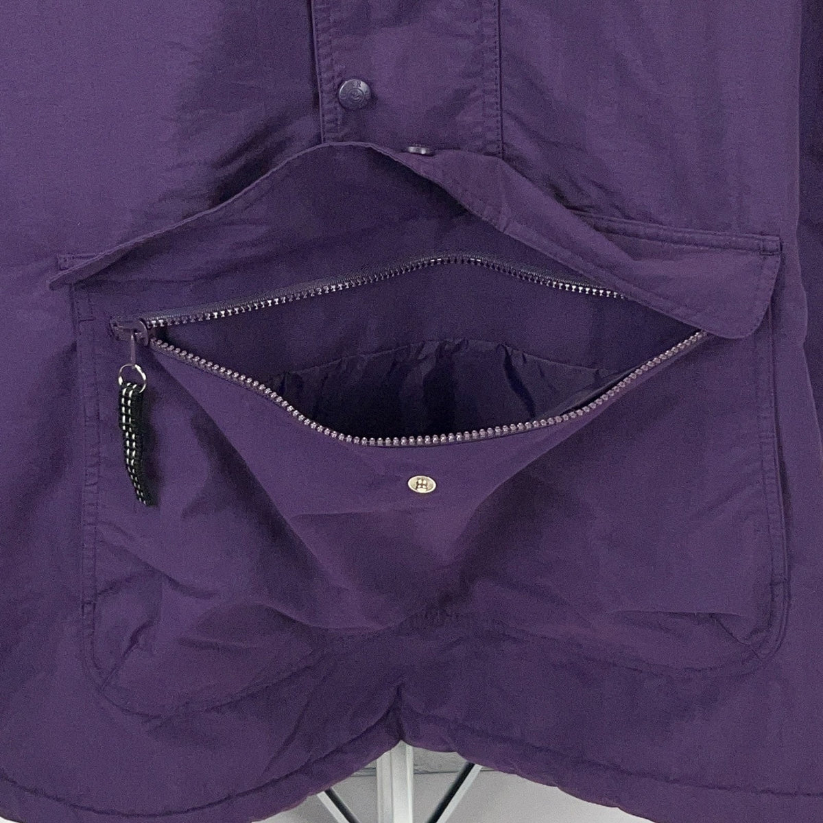 Vintage 90s Treasure Island Las Vegas Casino Jacket XL X-Large Purple Anorak