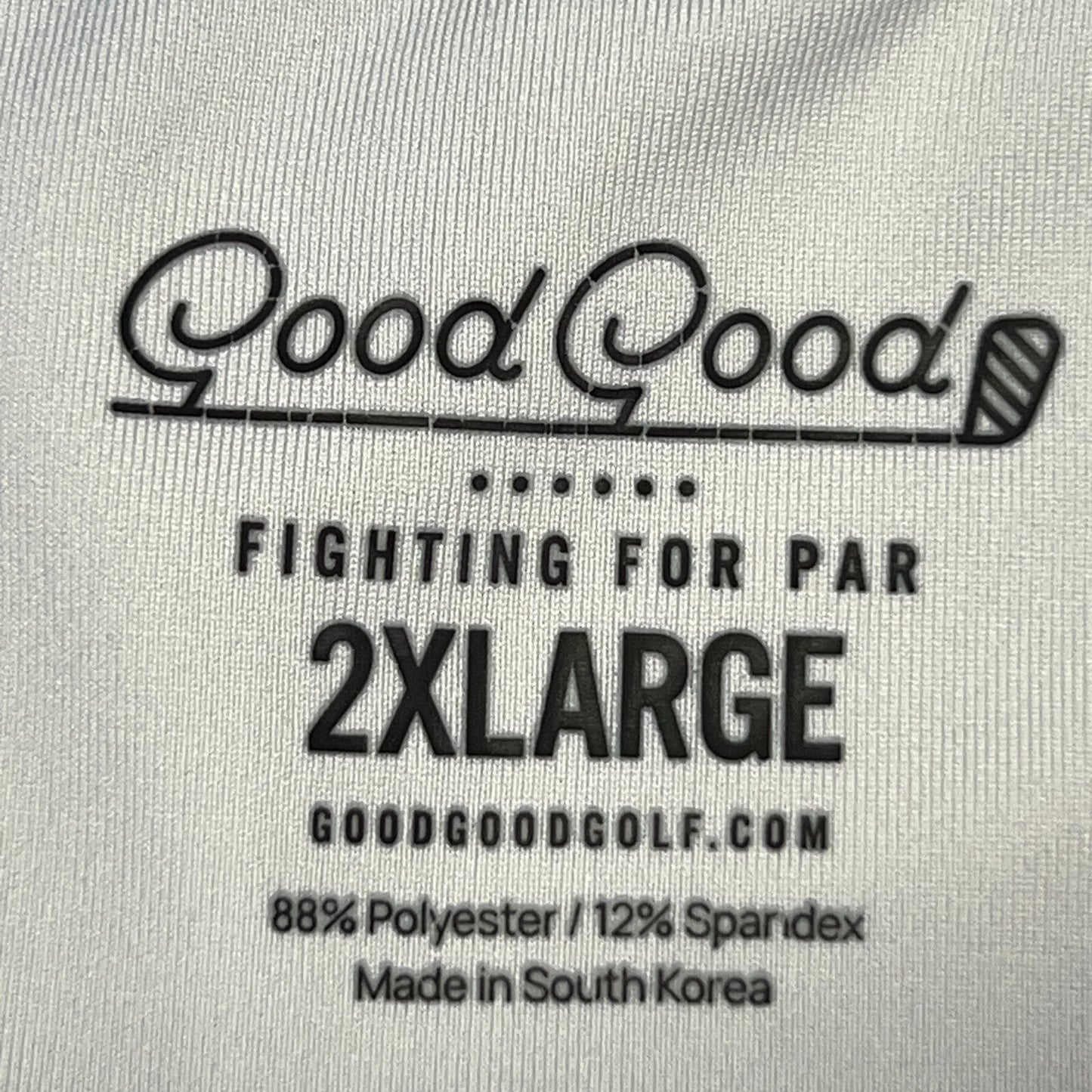 Good Good Patriotic Golf Polo Shirt America USA July 4th White 2XL XXL 2XLarge