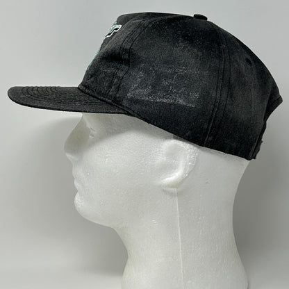 Vintage 90s Las Vegas Thunder Hat Cap Black Ice Hockey Snapback KEDG The Edge