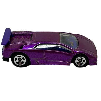 Lamborghini Diablo Hot Wheels Collectible Diecast Car Vintage 90s Purple Vehicle