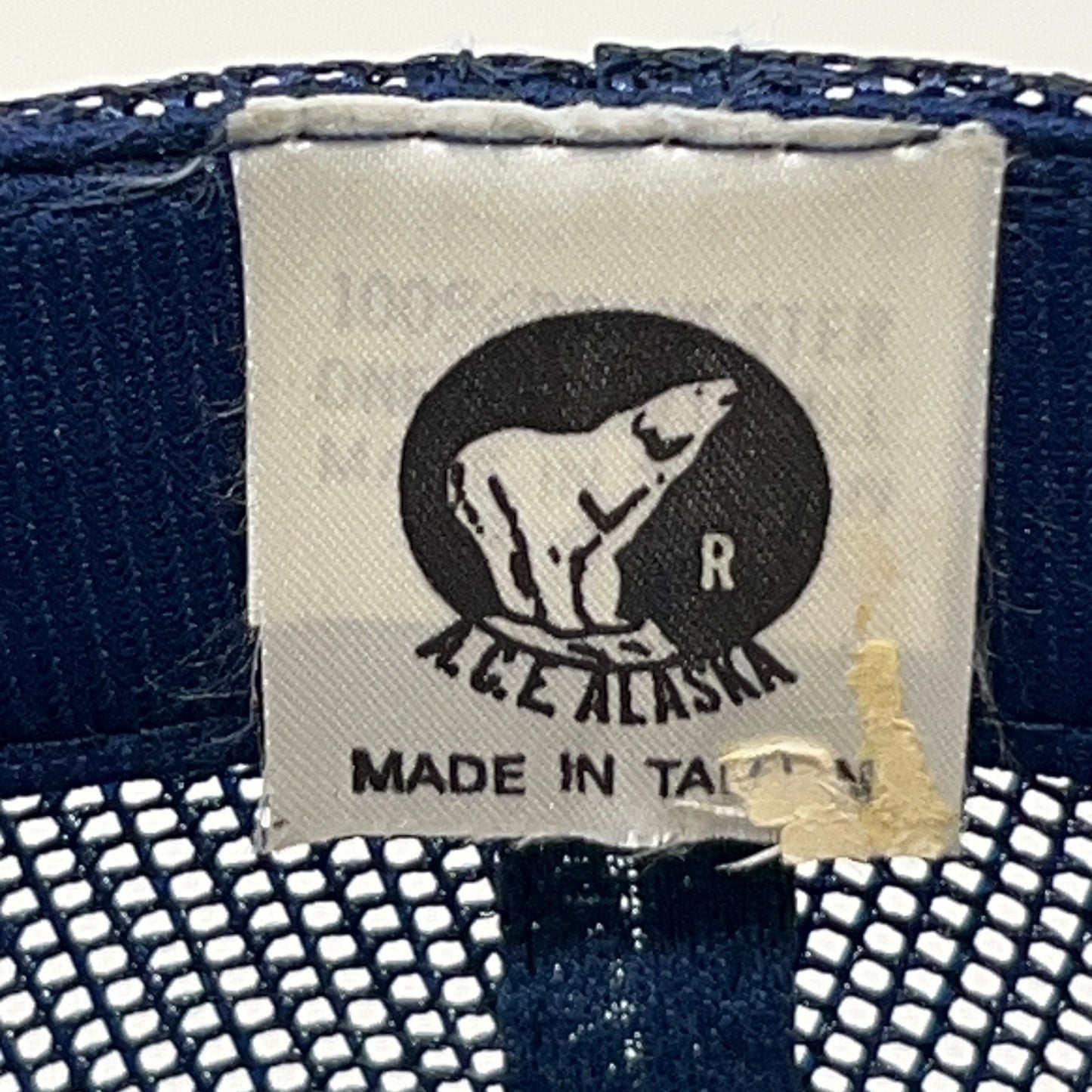 Vintage 80s Alaska Go Kiss a Moose Trucker Hat Baseball Cap Mesh Snapback Blue