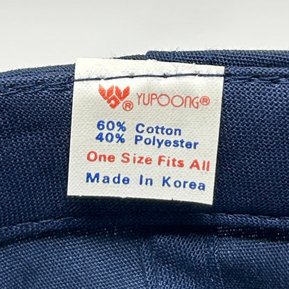 Vintage 80s Graco LineLazer Line Striper Hat Baseball Cap Rope Snapback Blue