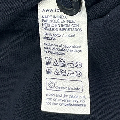 Tommy Hilfiger Polo Shirt Blue Colorblock Embroidered Short Sleeve XL X-Large - Neon Vintage