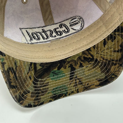 Castrol Oil Camo Hat Baseball Cap Hunting Mechanic Camouflage Green Snapback