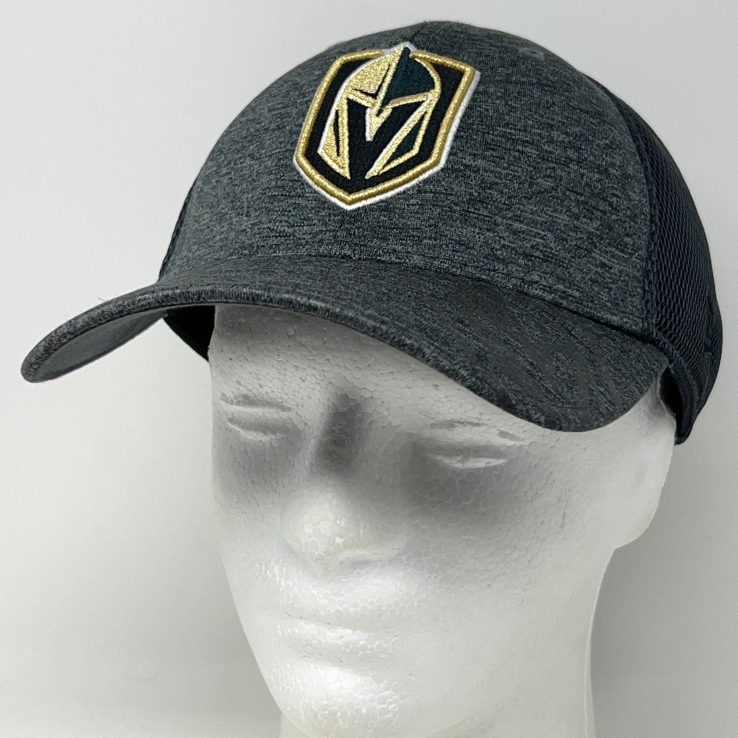 Las Vegas Golden Knights Trucker Hat Baseball Cap Gray New Era Flex Fitted M-L