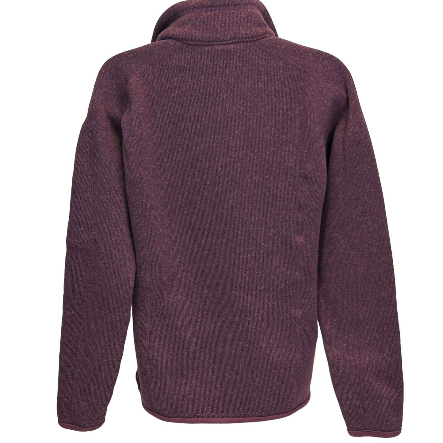 Patagonia Mujer Better Sweater Chaqueta Polar 1/4 Zip Jersey Rojo 25618 Mediano