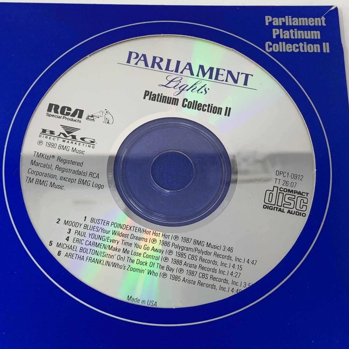 Lot of Vintage Parliament Lights Cigarettes VHS Video Tape and CD Tobacciana