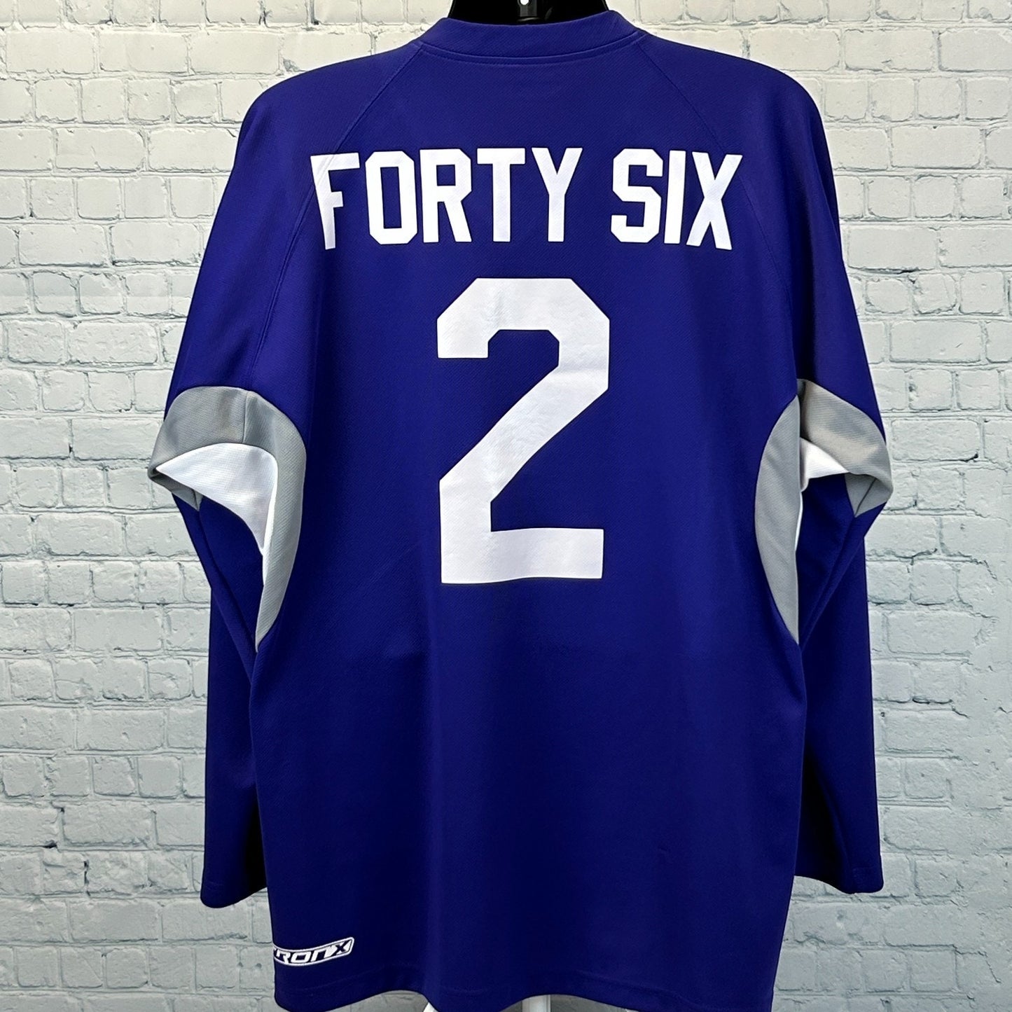 Tool Forty Six & 2 Hockey Jersey T Shirt Aenima Band Long Sleeve Blue XL X-Large
