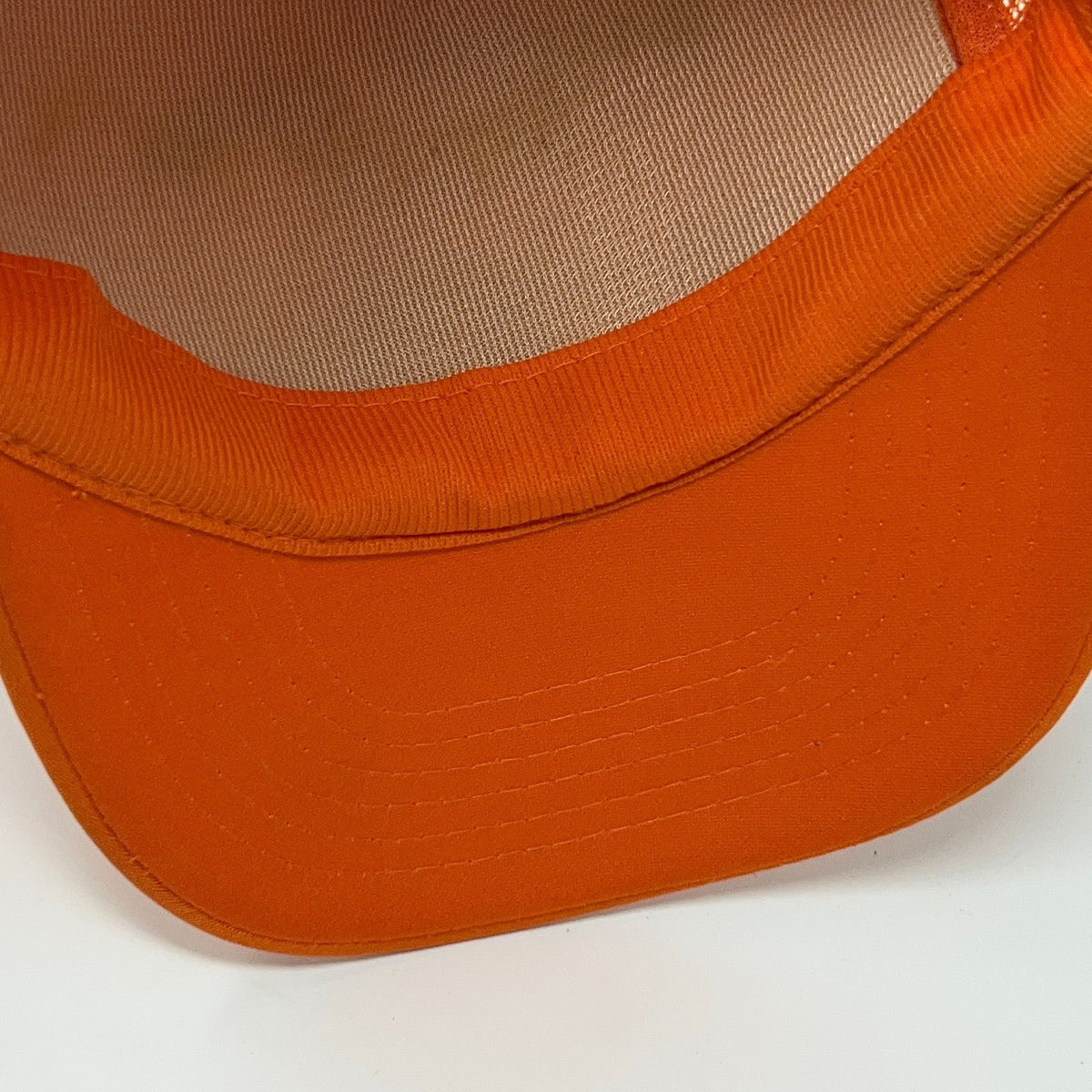 Vintage 80s Miller's River Beagle Club Hunting Orange Trucker Baseball Hat Cap